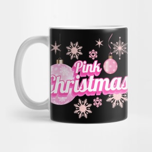 Pink Christmas Mug